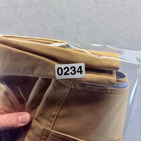 Frontier Classics Double-Breasted Vest Men's XL Tan Lined Canvas Eight Button - Picture 9 of 9